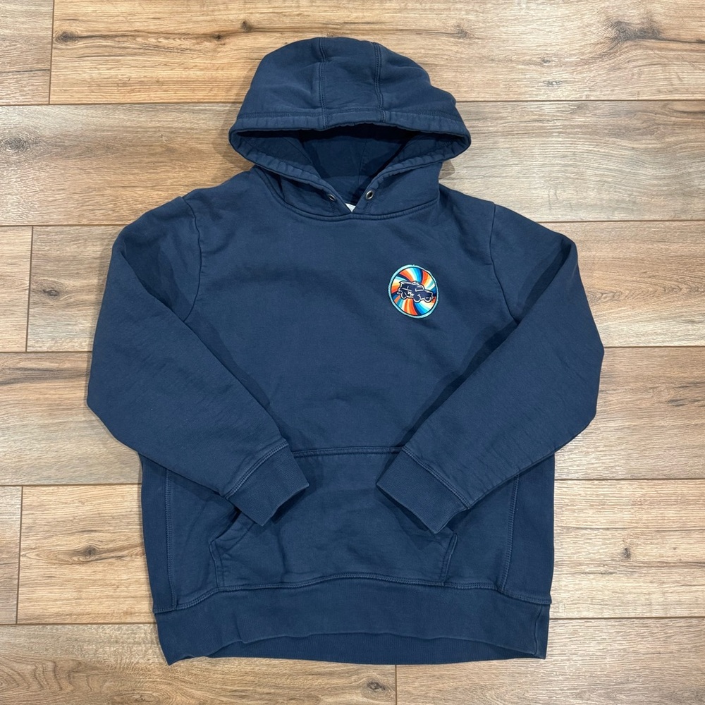 WEARS WOODY Vintage Heavyweight 
Navy Blue Jeep Hoodie | Size Large